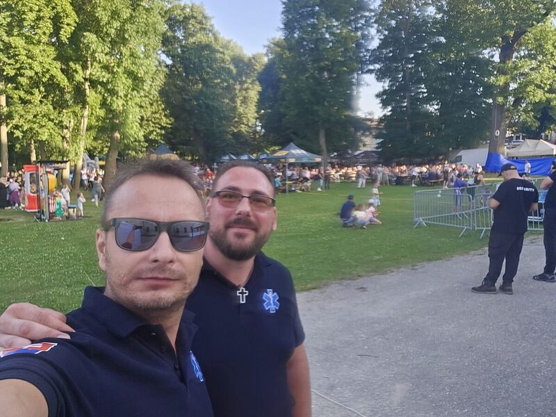 Zdravotníci na letnom festivale